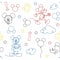 RoomMates Disney® Mickey Mouse Line Art Peel & Stick Wallpaper